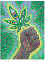 Load image into Gallery viewer, Alex Grey “Cannafist”
