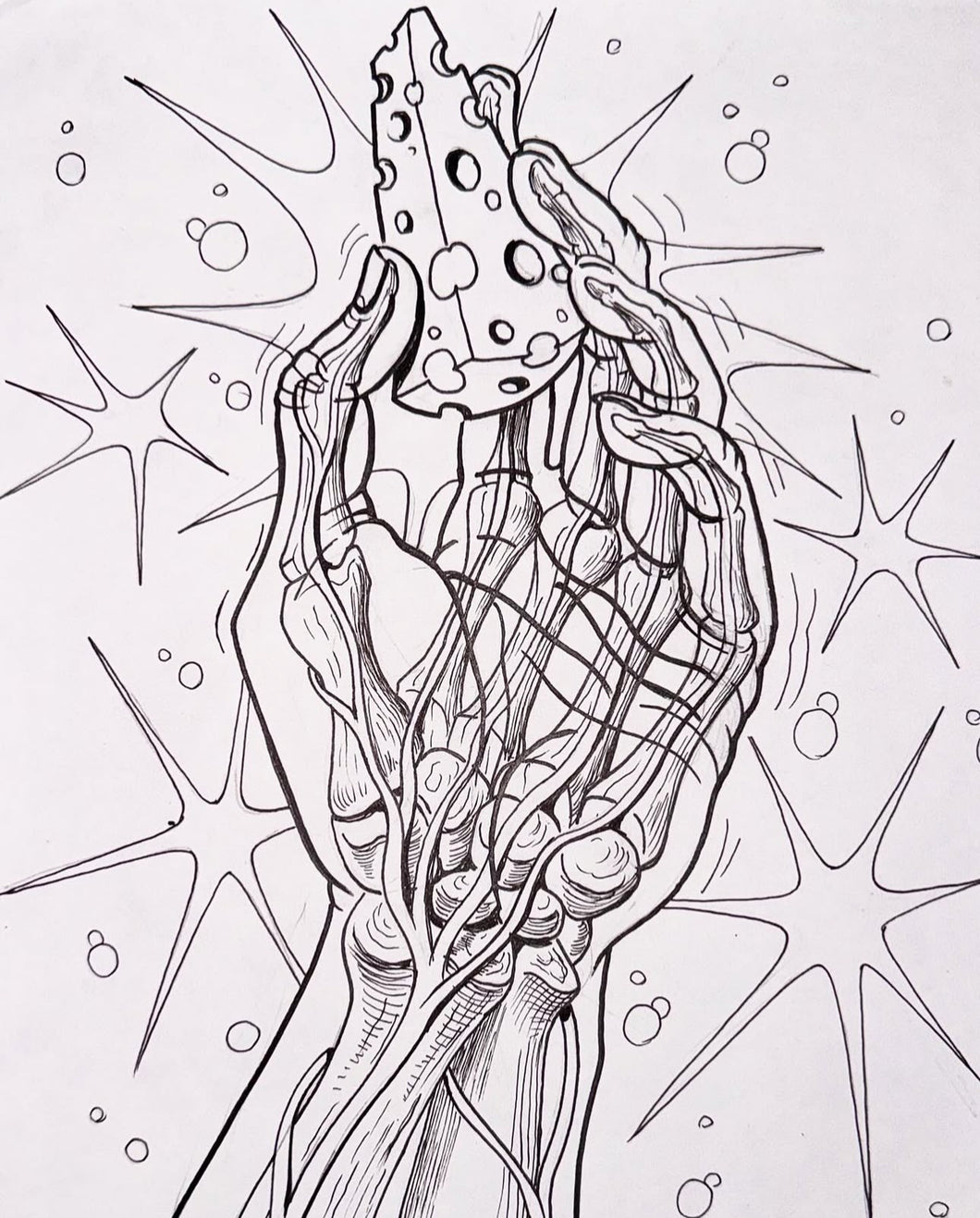 Nychos “Cheese Drawing”