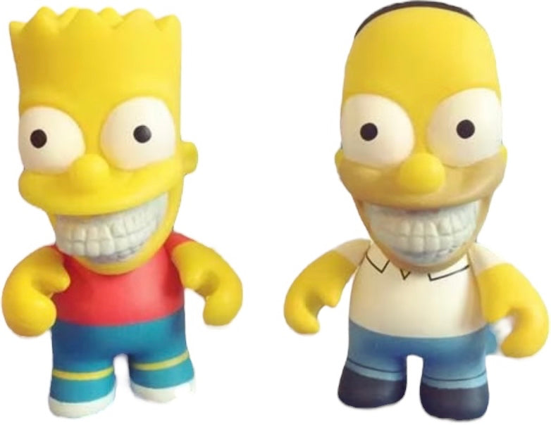 Ron English “Bart & Homer Grin”