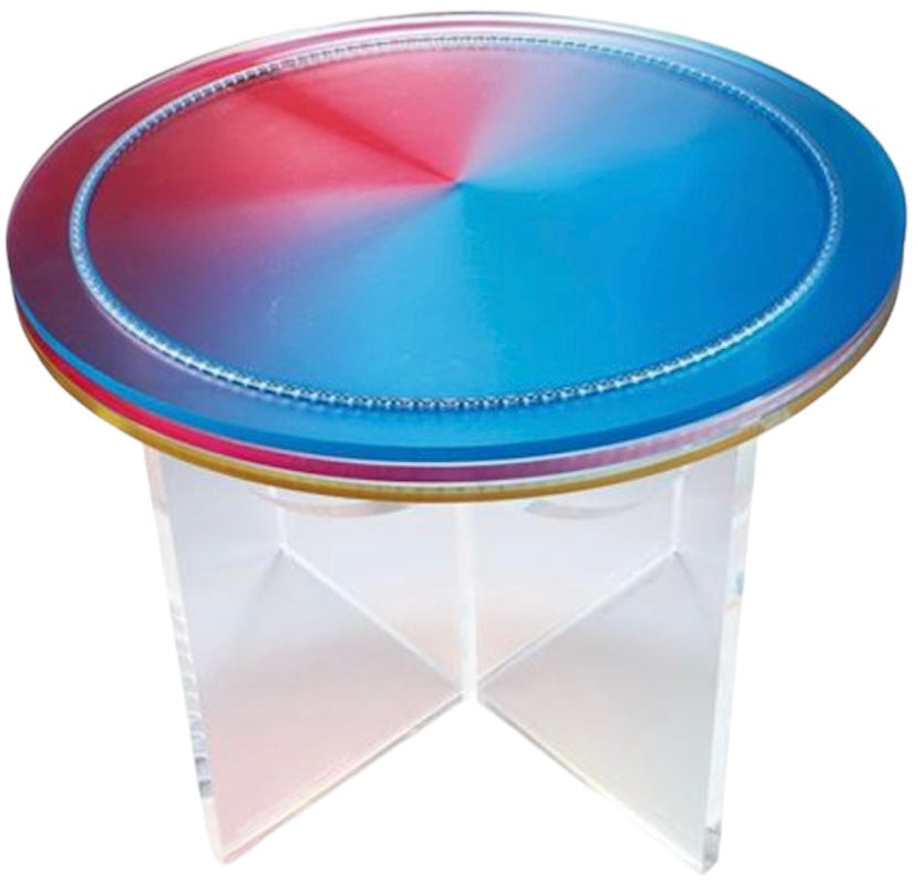 Felipe Pantone “Subtractive Variability Circular Side Table 2”