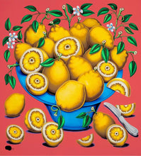 Load image into Gallery viewer, Pedro Pedro “Bowls With Citrus, Flowers &amp; Sliced Tomatoes”
